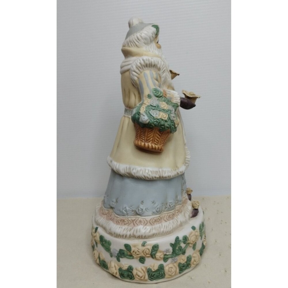ABC Distributing 11 Inch Porcelain Musical Victorian Santa In Original Box - Picture 8 of 12